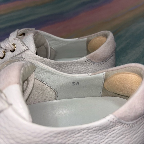 Calla Women’s Star Leather Sneakers in White size 38 shoes - Picture 8 of 10